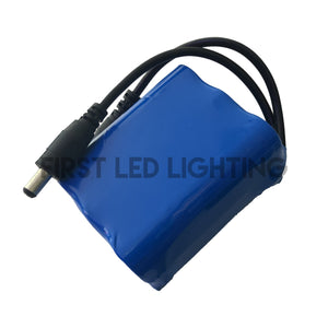 12V 6000mAh Li-Ion Rechargeable Battery-First LED Lighting Center